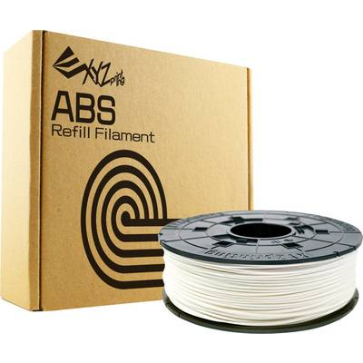 3D nyomtatószál 1,75 mm, ABS, hófehér, 600 g, XYZprinting Refill (RF10BXEU02B)