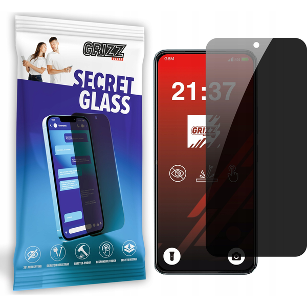  GrizzGlass Szkło prywatyzujące GrizzGlass SecretGlass do Vivo Y18i