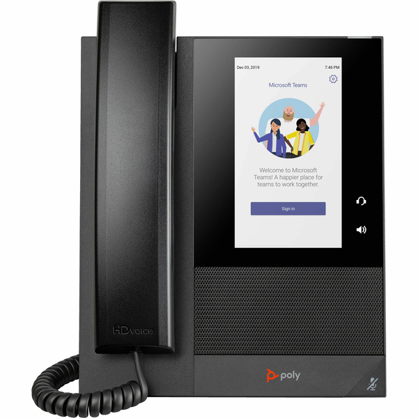 HP Poly CCX 400 Microsoft Teams VoIP Telefon - Fekete