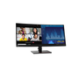 Lenovo ThinkVision P34w-20 LED display 86,7 cm (34.1") 3440 x 1440 px Wide Quad HD Černá