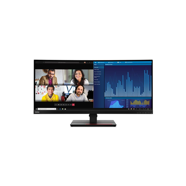 Lenovo ThinkVision P34w-20 LED display 86,7 cm (34.1") 3440 x 1440 px Wide Quad HD Černá