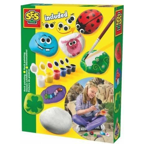 SES Creative Children's Rock Painting Kit