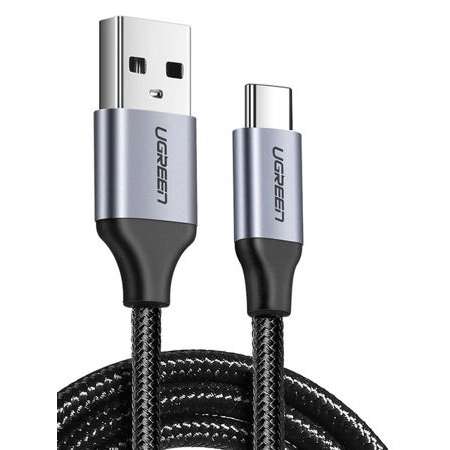 Kábel Ugreen USB - USB typ C 2 m čierny