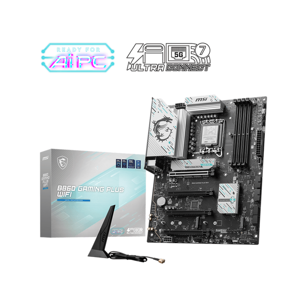 MSI B860 Gaming Plus WiFi DDR5 Intel s1851 ATX alaplap