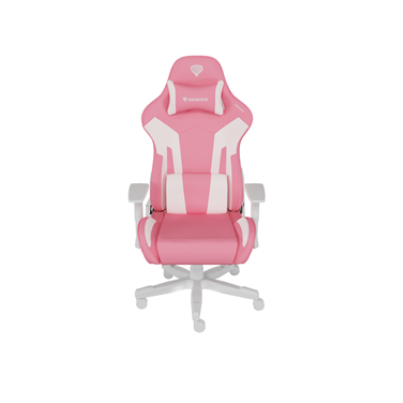 Genesis Nitro 710 Eco bőr Gamer szék - Rózsaszín/Fehér (NFG-1929)