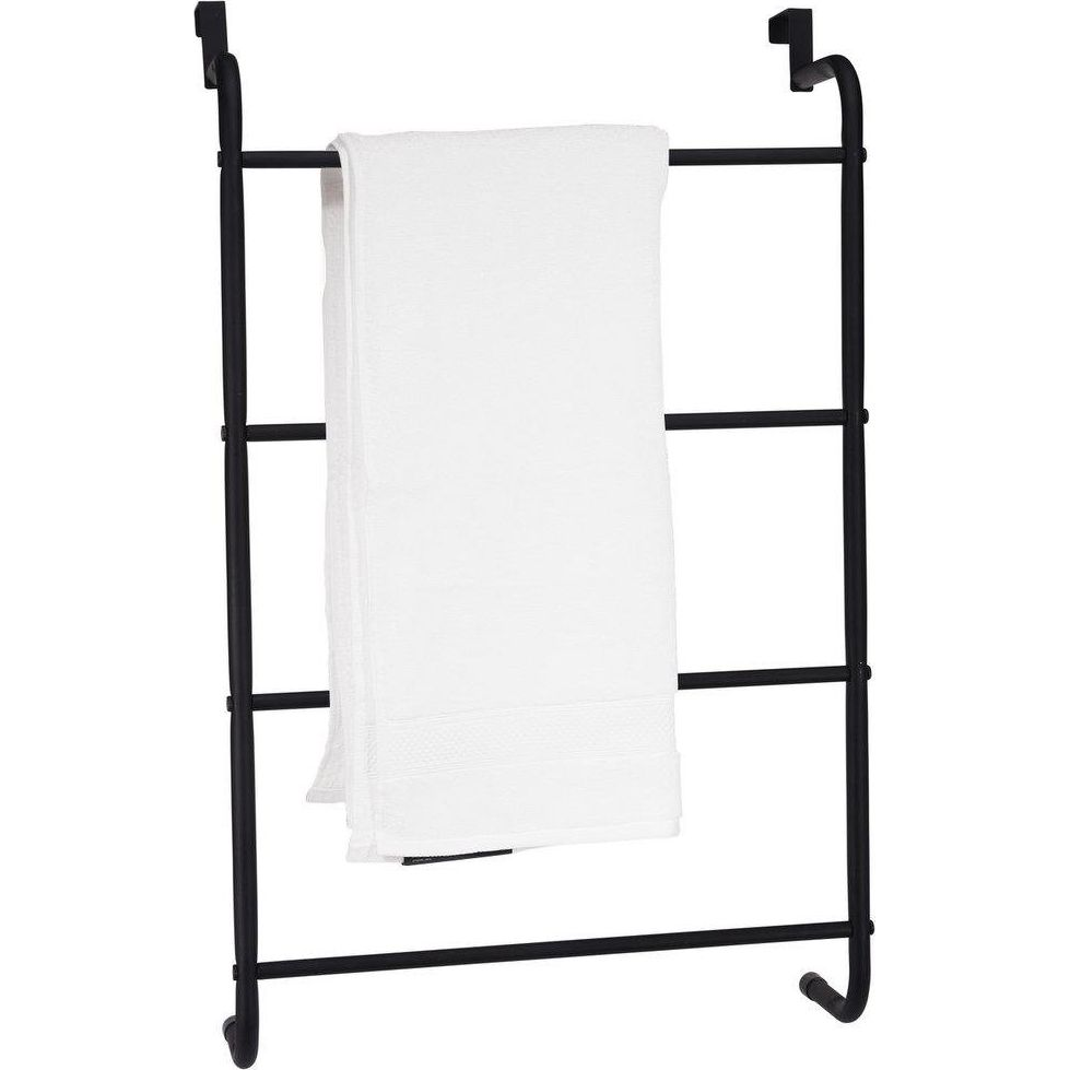 Bathroom Solutions fekete fém függő ajtó törülközőtartó (C80621450)