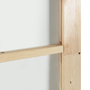 Ușă glisantă cu set hardware 86x211 cm din lemn masiv de pin, Ușă interioară cu sticlă 'ORKDAL'86x211x4 cm din lemn masiv de pin