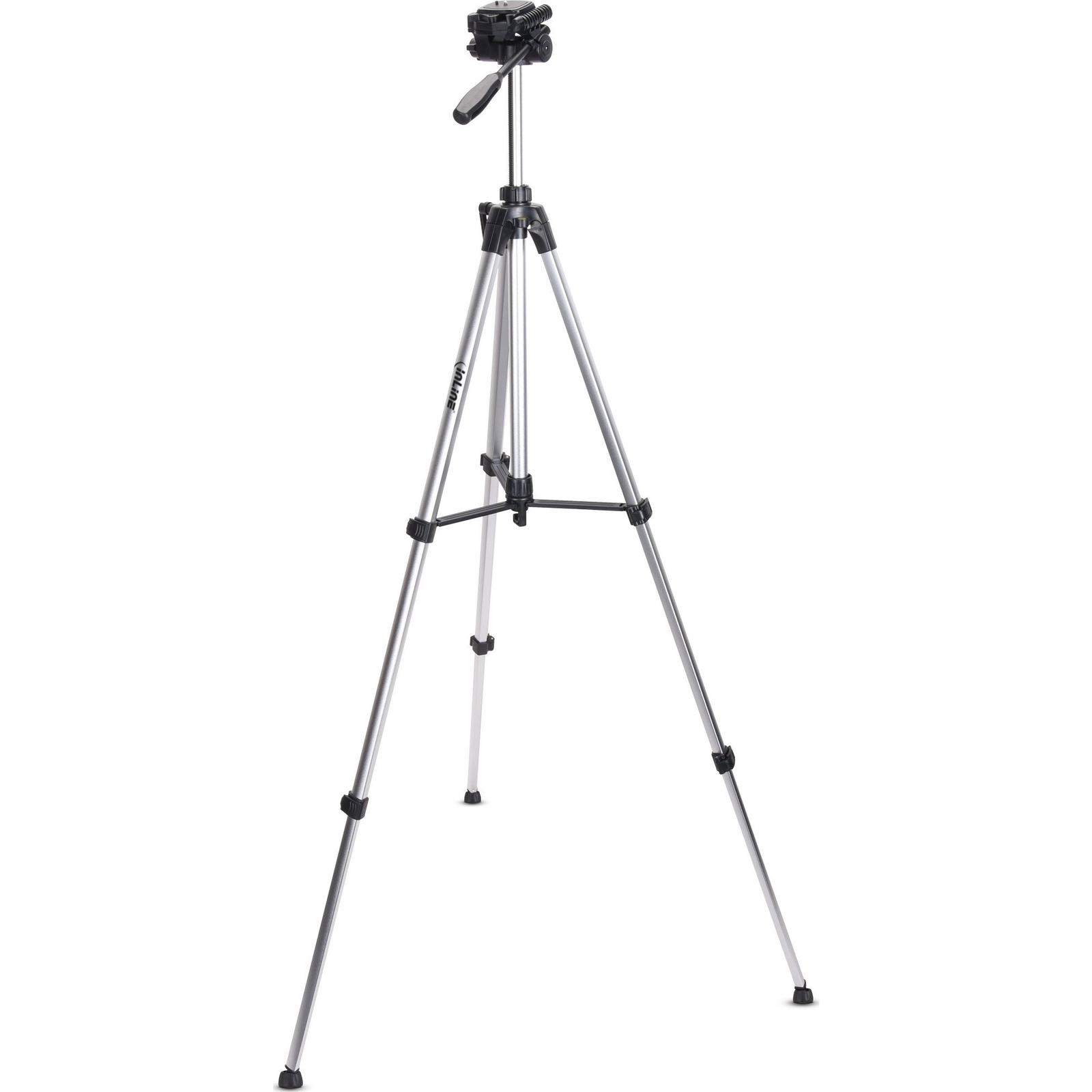 InLine 48018 háromlábú fotóállvány Digitális/filmes kamerák 3 láb(ak) Ezüst (48018)