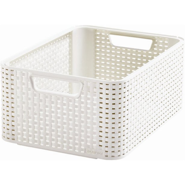 Curver My Style 18l Rattan hatású tárolókosár - Bézs (188961/205845)