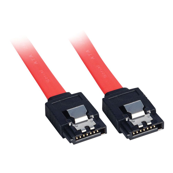 Lindy SATA Cable, 0.5m SATA-kabel 0,5 m Rood