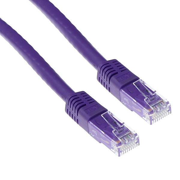 ACT CAT6A UTP 2m sieťový kábel Purpurová U/UTP (UTP)