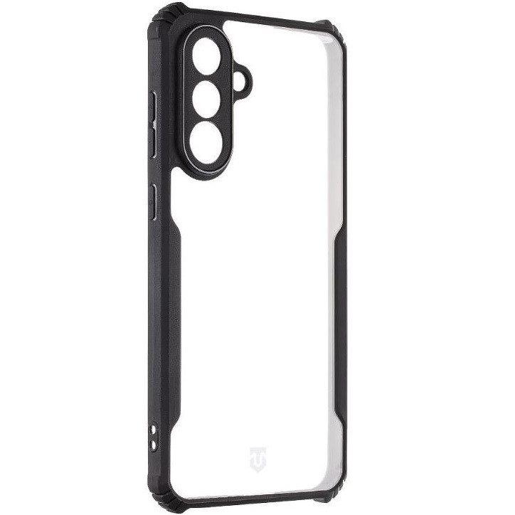 Samsung Galaxy A36 5G SM-A366B, Szilikon tok, közepesen ütésálló, légpárnás sarok, Tactical Quantum Stealth, átlátszó/fekete (TS12288)