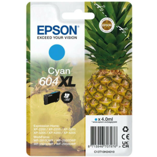Epson 604XL blækpatron 1 stk Original Højt (XL) udbytte Blå