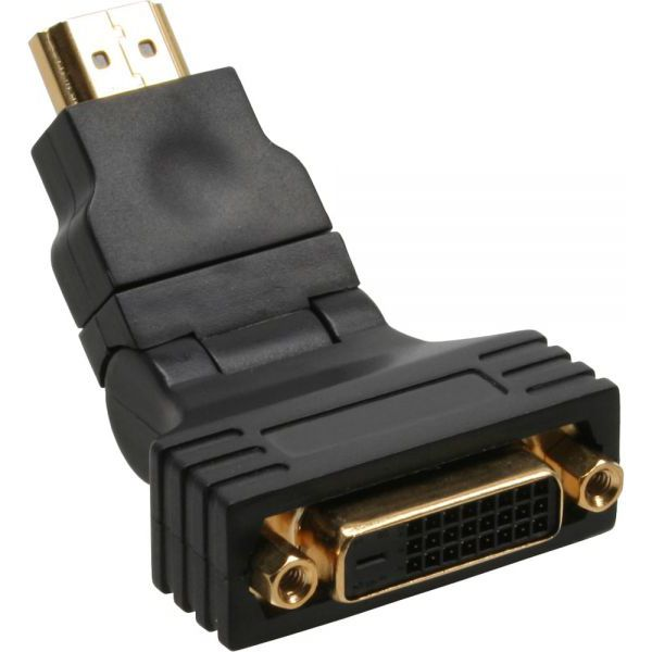 InLine 17670W adattatore per inversione del genere dei cavi DVI-D female DVI-D Nero