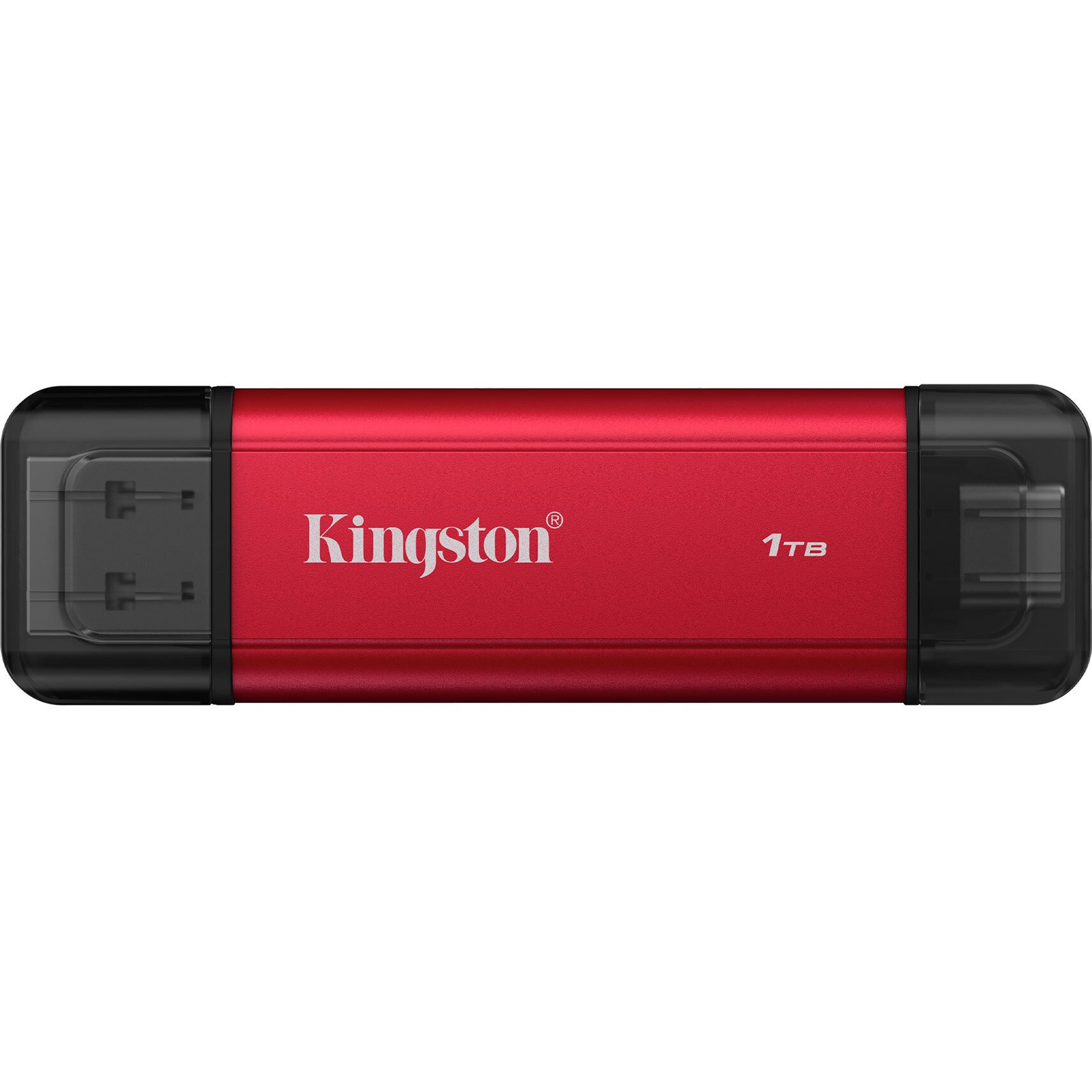 Kingston Technology Dual Portable 1 TB USB Type-A / USB Type-C 3.2 Gen 2 (3.1 Gen 2) Fekete, Vörös