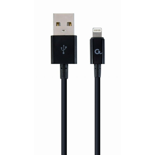 Gembird 8-pin - USB Type-A adat- és töltőkábel 2m fekete (CC-USB2P-AMLM-2M)