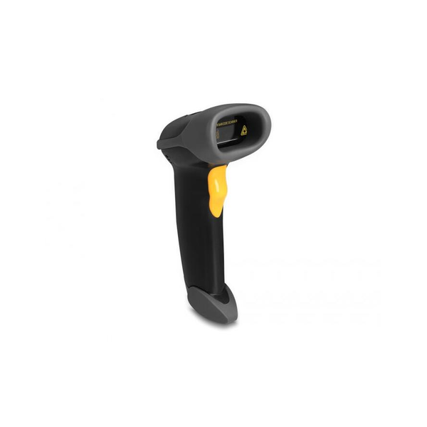 DELOCK Indusrie Barcode Scanner 1D mit Kabel und Halterung
