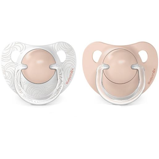Suavinex Dreams, anatómiai, 0-6 hónapos kor között, 2 db, rózsaszínű (8426420083355)