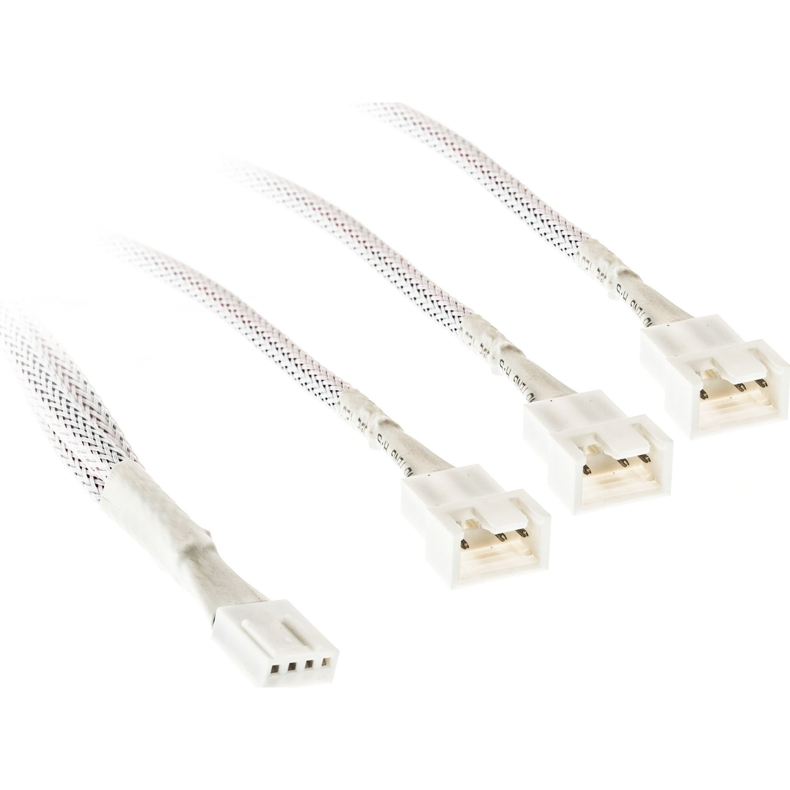 Kábel 2-Es Pwm Elosztó, 35Cm, Harisnyázott, Fehér (PGW-AC-KOL-159)