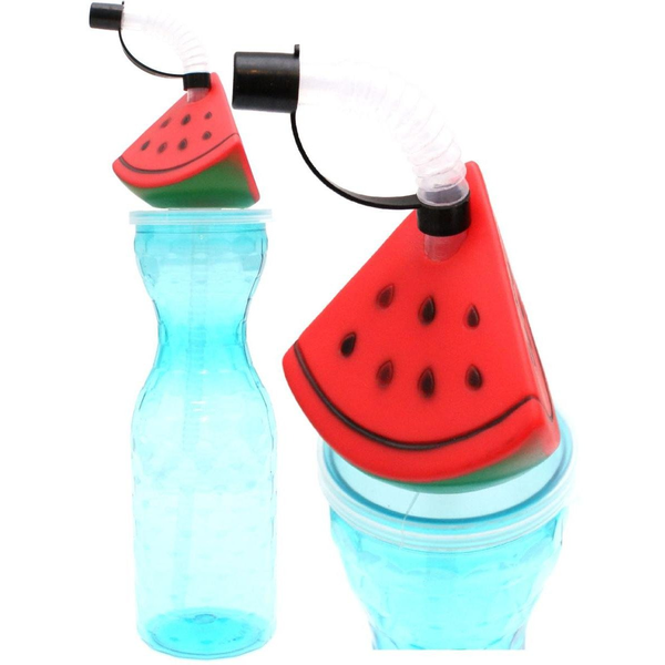 BIDON BUTELKA SPORTOWA ZE SŁOMKĄ 500ML NIEBIESKI EXCELLENT HOUSEWARE