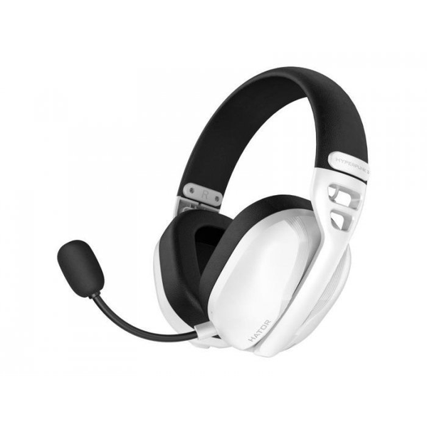HATOR Hyperpunk 3 Wireless Headset Kabel & trådløs Spil USB Type-C / USB Type-A Bluetooth Hvid