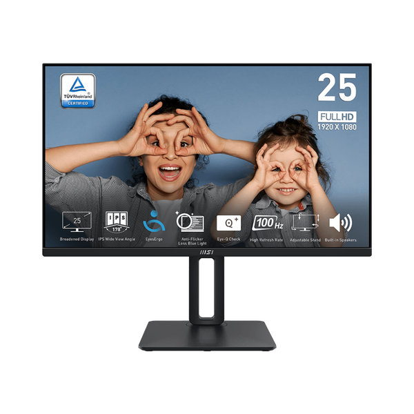 MSI PRO MP251P monitoare LCD 62,2 cm (24.5") 1920 x 1080 Pixel Full HD LED Negru