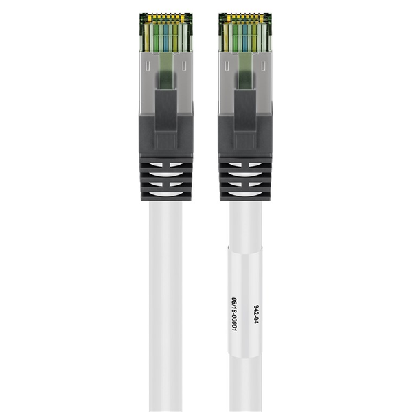Goobay S/FTP CAT8.1 Patch kábel 3m - Fehér