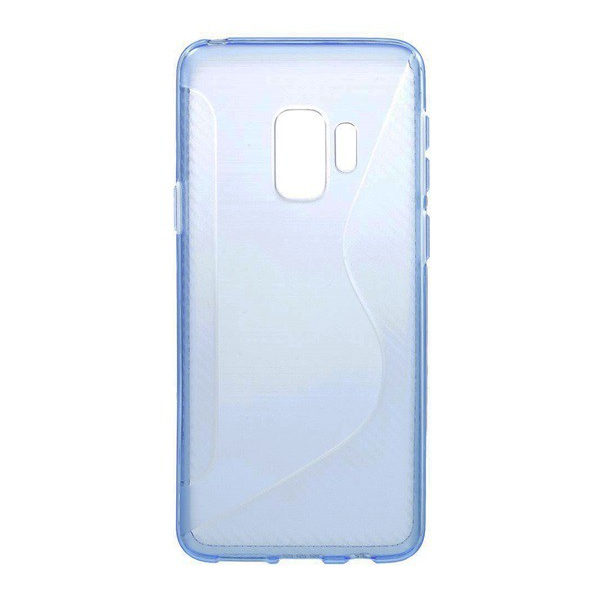 Szilikon telefonvédő (S-line, karbon minta) KÉK [Samsung Galaxy S9 (SM-G960)] (5996457755752)