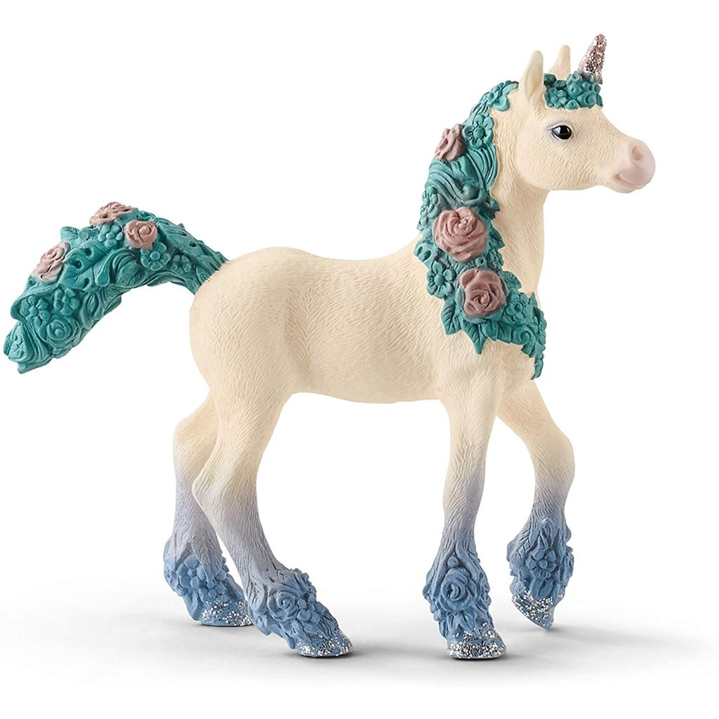 Schleich virágos unikornis csikó (70591) (Schleich70591)