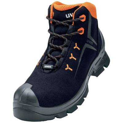 Uvex 2 MACSOLE® (6529243) ESD Biztonsági csizma S3 Cipőméret (EU): 43 Fekete, Piros 1 pár (6529243)