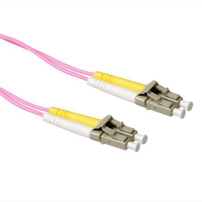 ACT 1m 50/125µm OM4 InfiniBand en Glasvezelkabel Blauw