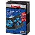 Hama 00051294 custodia CD/DVD Scatola con DVD 2 dischi Nero