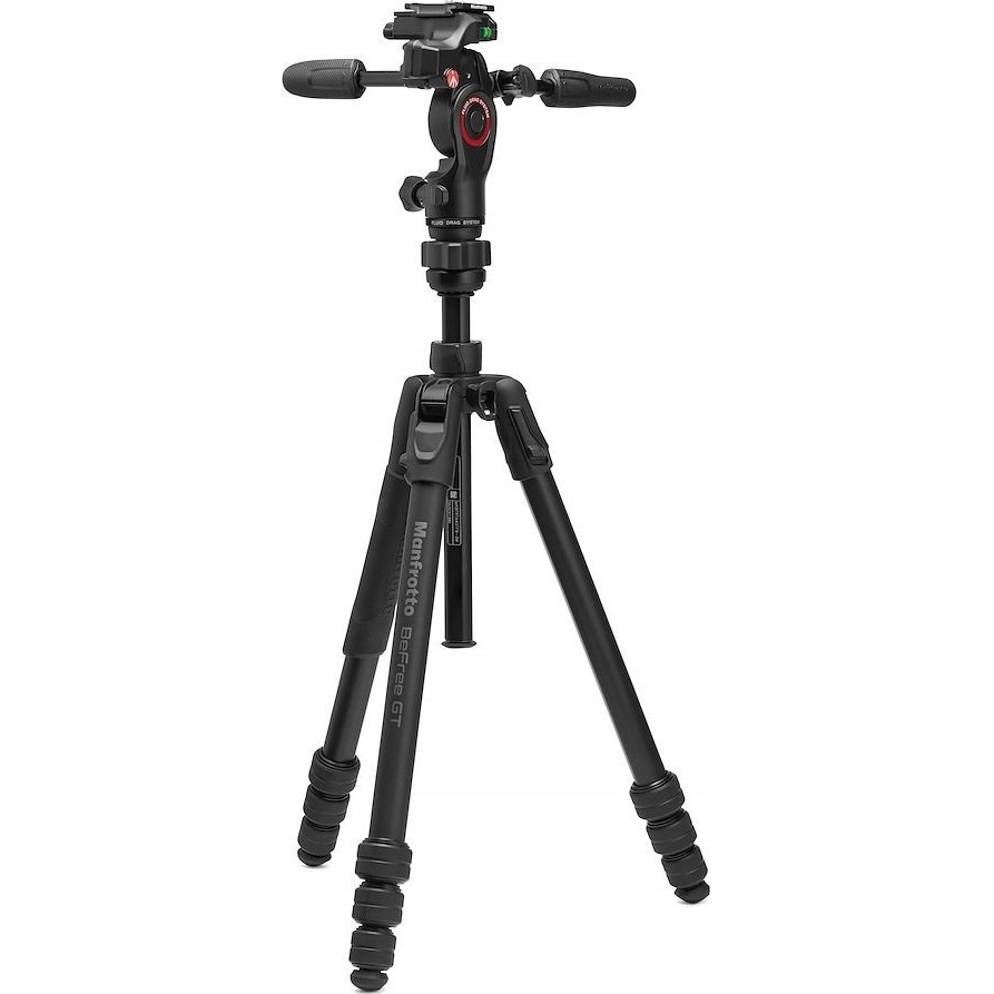 Manfrotto Befree GT alu állvány tekerős zár +3D live fotó/videó fej (MKBFRTA4GTFB-3W)