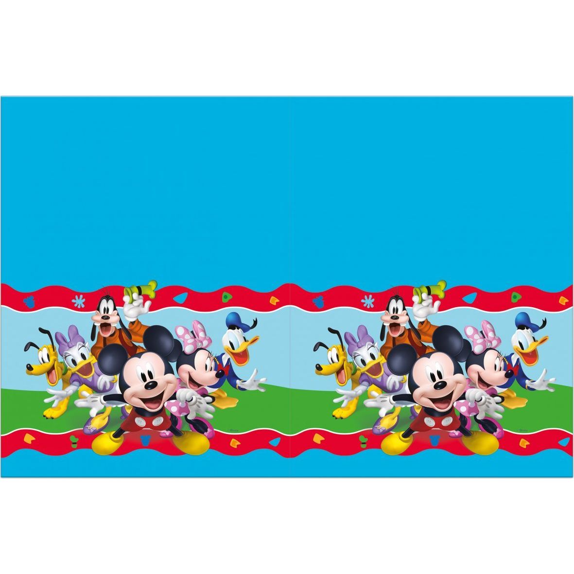 Asztalterítő - Disney Mickey Rock The House, Műanyag, 120x180 cm (488311)