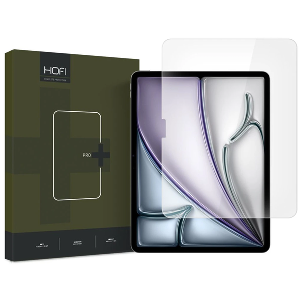 Edzett védőüveg HOFI GLASS PRO+ iPad Air 11” készülékhez 6 / 7 / 2024-2025 átlátszó