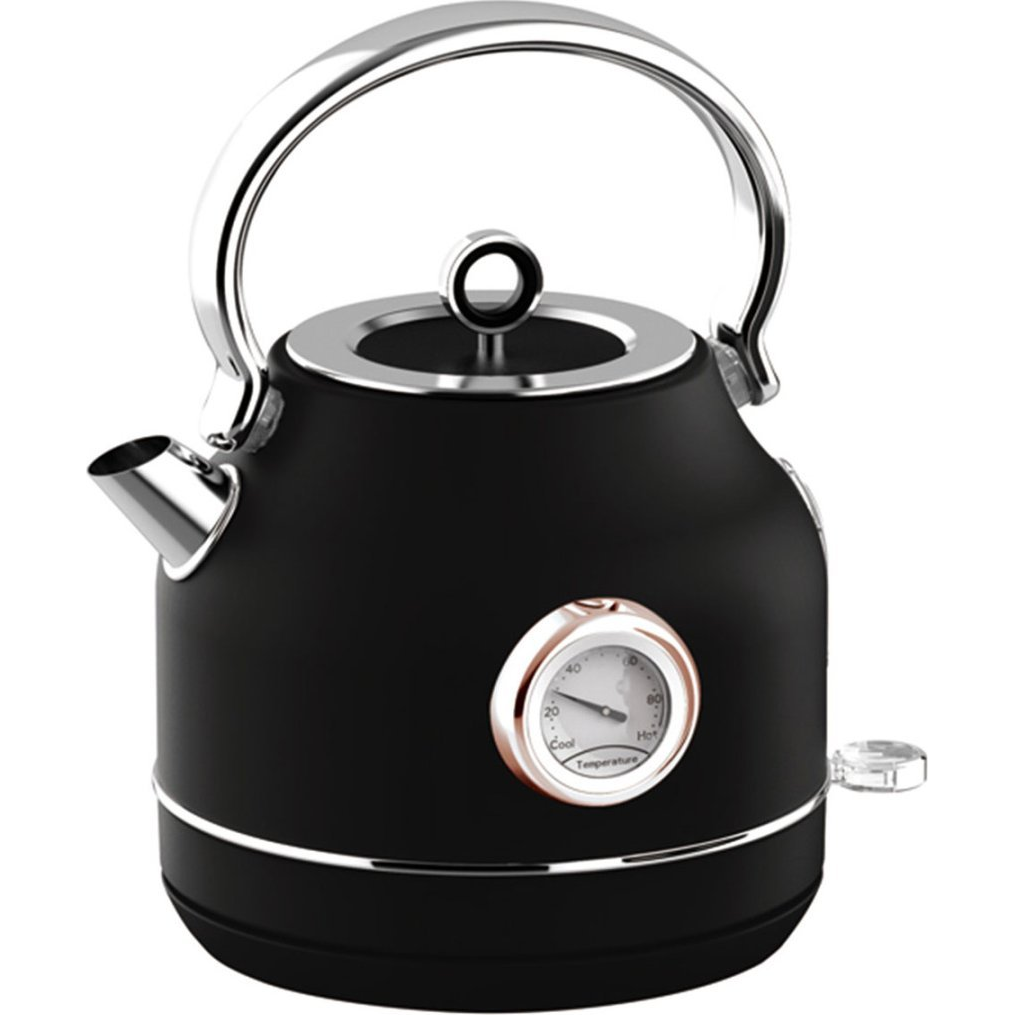 Berlinger Haus Black Rose Elektromos Vízforraló Hőfok Kijelzővel 1,7L 2200W (BH-9513)