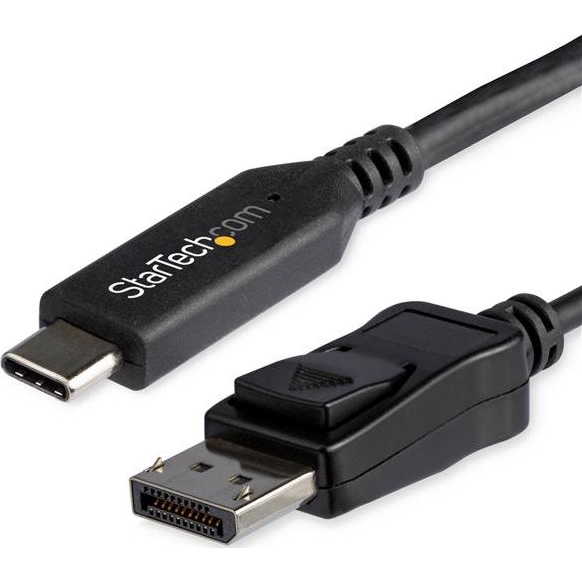 Kabel USB StarTech USB-C - 1.8 m Czarny (CDP2DP146B)