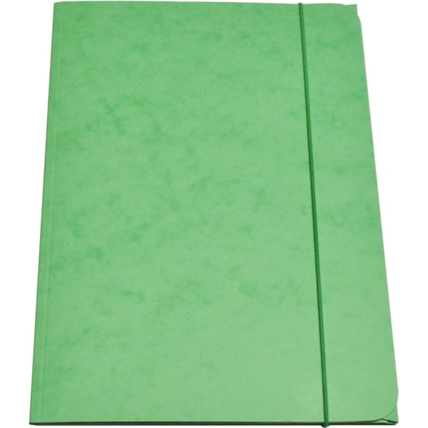 CAM A4 világoszöld prespán gumis mappa (0242)