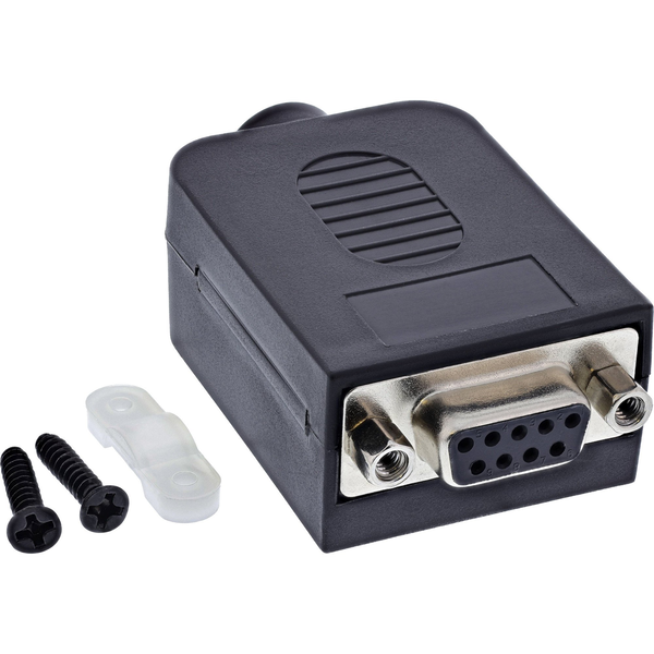 InLine 92501H kabelsamler Terminal block / D-Sub 9 Sort