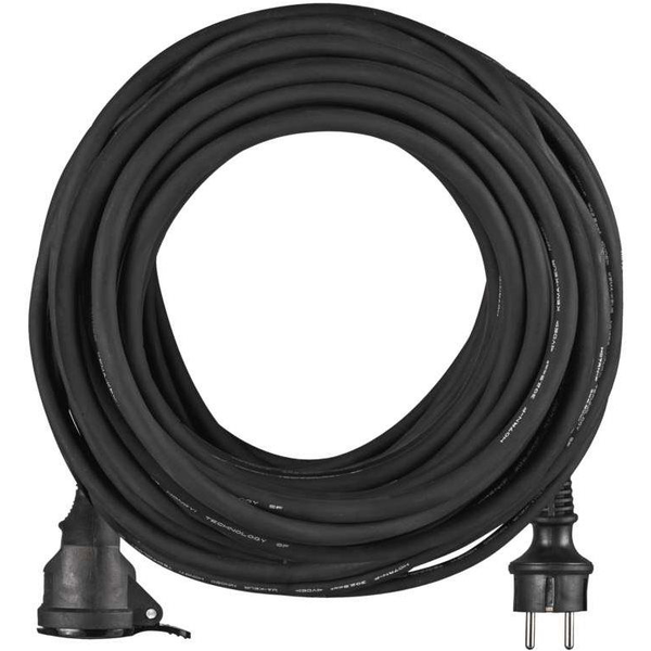 EMOS Gumi hosszabbító kábel - 1× aljzat, 25 m, 3× 2,5 mm2