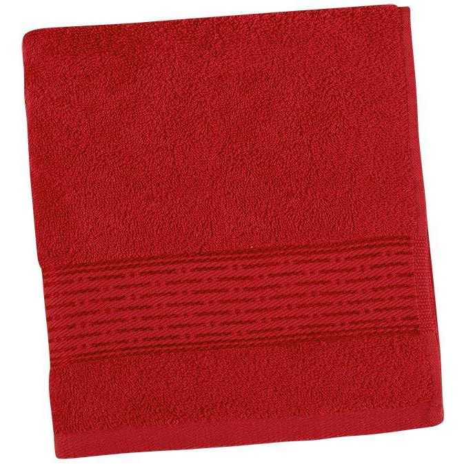 Bellatex Terry Collection Stripe - Towel 17/14 - 70 × 140 cm - red (246)