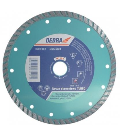  Dedra Tarcza diamentowa do cięcia Turbo 230mm 22,2mm H1104