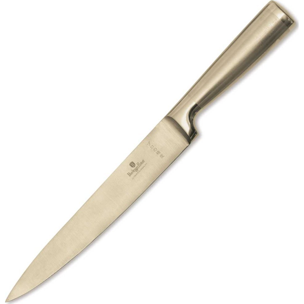 BerlingerHaus BH/2931 Sahara Collection Szeletelő Kés - 20 cm, Rozsdamentes Acél, Arany (BH-2931)