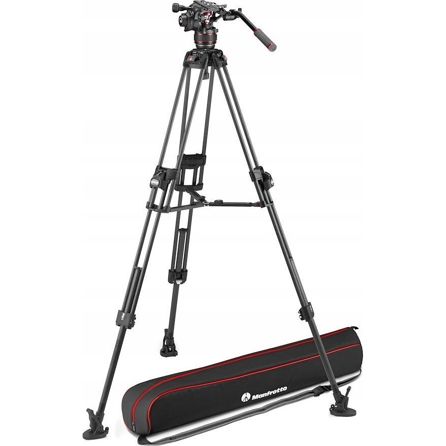 MANFROTTO Nitrotech 608 fej + 645 Fast karbon állvány, k.terp ikerláb MVK608TWINFC (MVK608TWINFC)