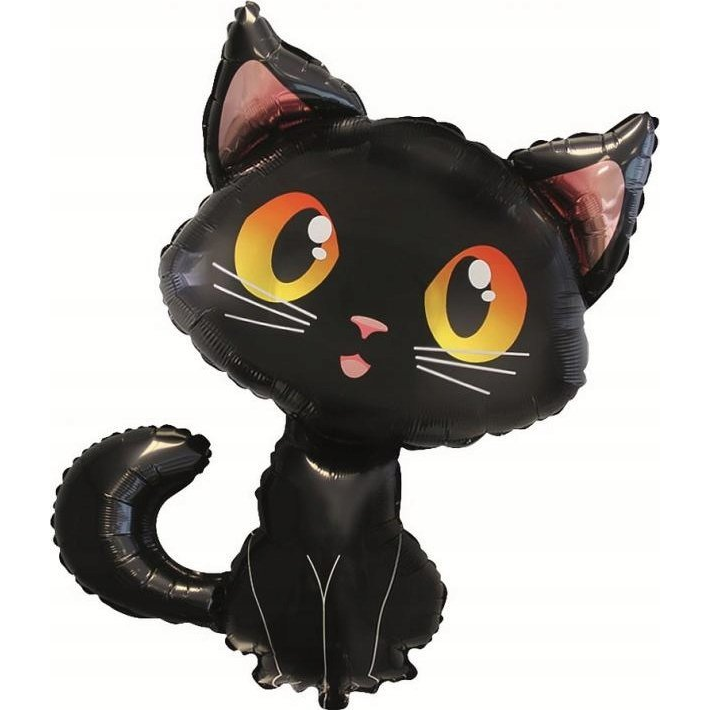 Fekete Macska Black Fólia Lufi 90 cm (645360)