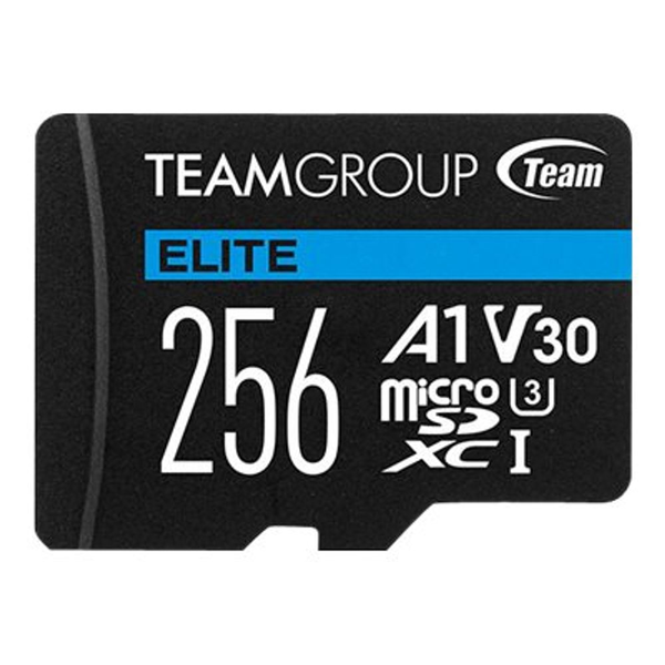 Card de memorie MicroSDXC 256Gb, UHS-I, TeamGroup Elite 64537, 100MB/s, UltraHD 4K, cu adaptor