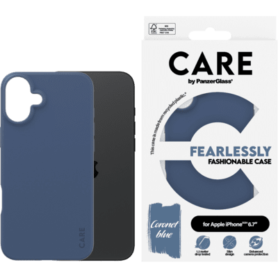 PanzerGlass Care Fashion Colors Apple iPhone 16 Plus Telefon tok - Kék (1403)