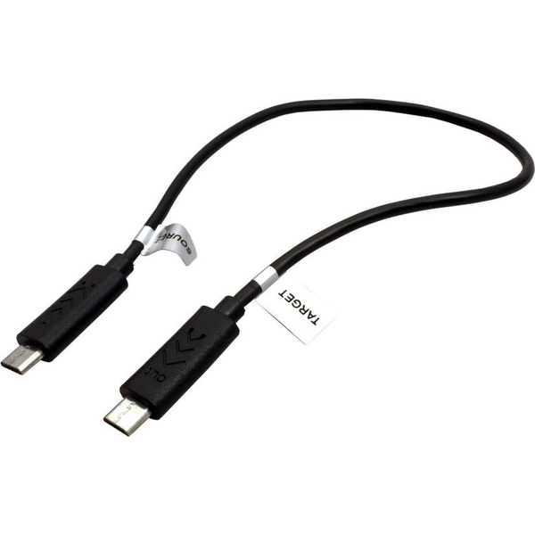 Secomp USB 2.0 kabel, Micro B - Micro B, M/M, 0,3 m, černý - USB kabel 0,3
