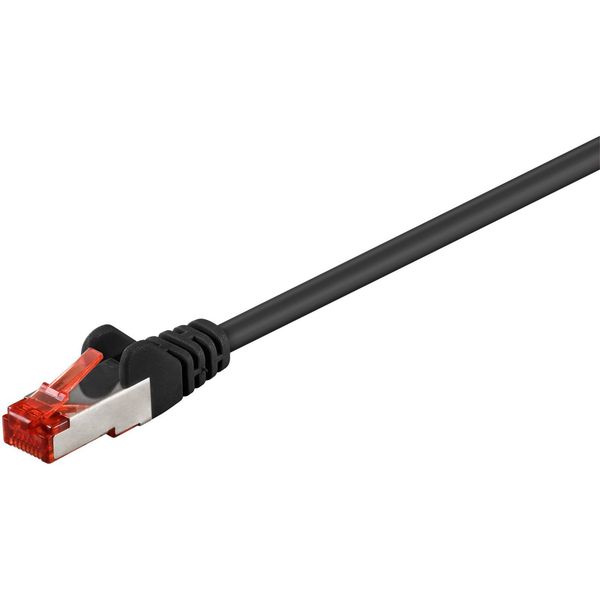  MicroConnect RJ-45/RJ-45 kat.6 F/UTP Czarny 0.25m (B-FTP60025S)