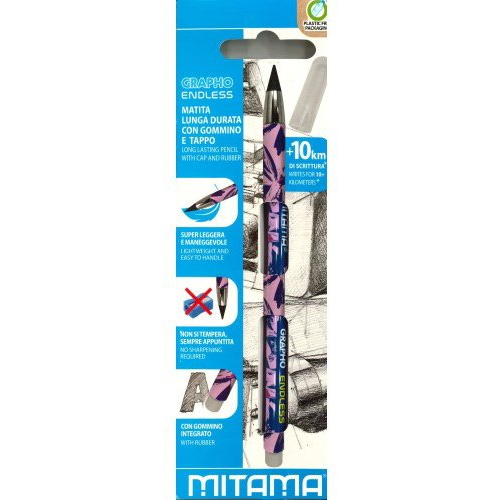 MITAMA nekonečná tužka s gumou HB, růžová (62980-90164)